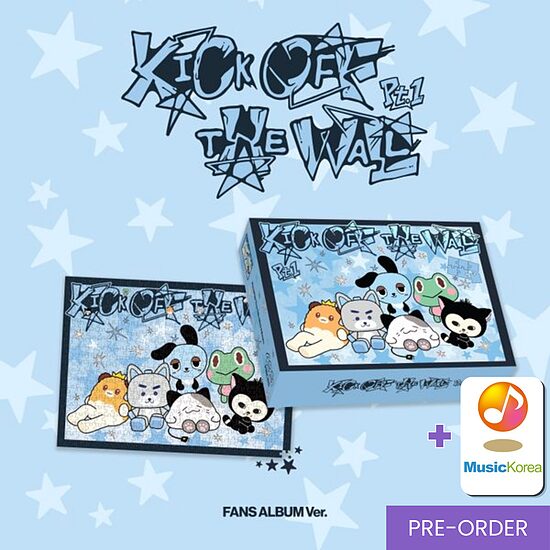 {PRE-ORDER} KickFlip - 5th Mini Album [KICK OFF THE WALL Pt.1] (Fans Ver.) + MusicKorea fotokartīte